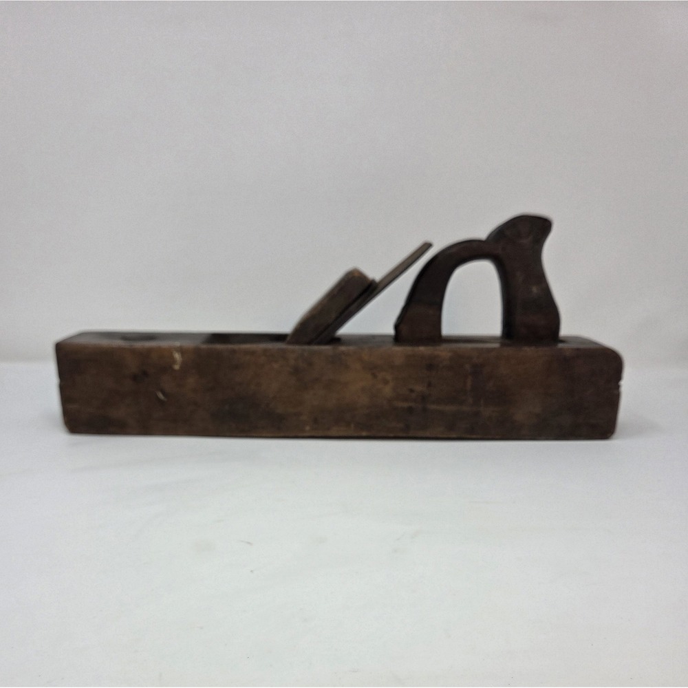Vintage Antique Wooden Hand Plane W. Butcher Cast Steel – 19th Century Hand Tool